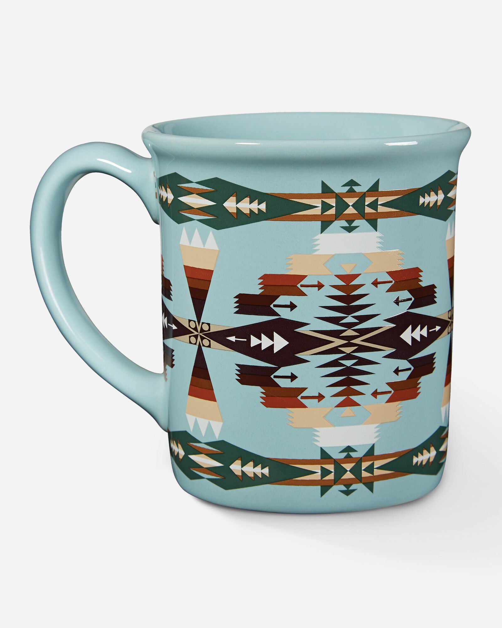 Double Wall Native American Print Glass Mug – Sacred Circle Gifts and Art